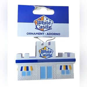 RUZ White Castle Restaurant Christmas Ornament A29158 NEW